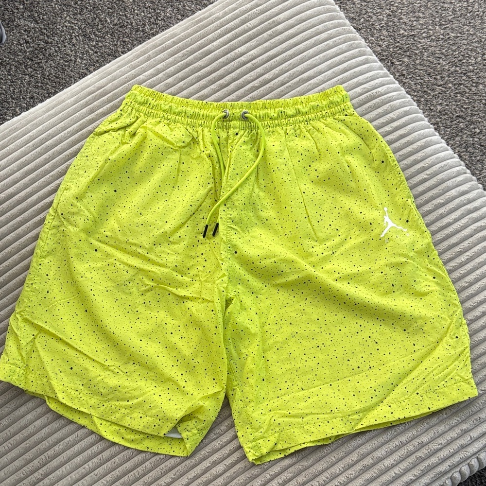Jordan Neon Green Athletic Shorts